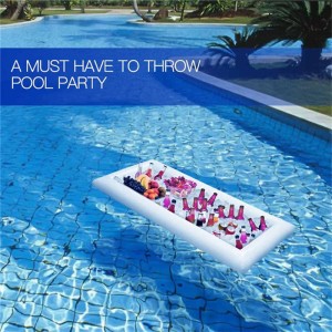 Надувная белая ледяная батончик, льда поплавок, надувной бассейн