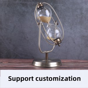 Таймер металл вращающийся песок часы европейского стиля гостиная украшения украшения на день рождения подарок 30/60 минут временн...