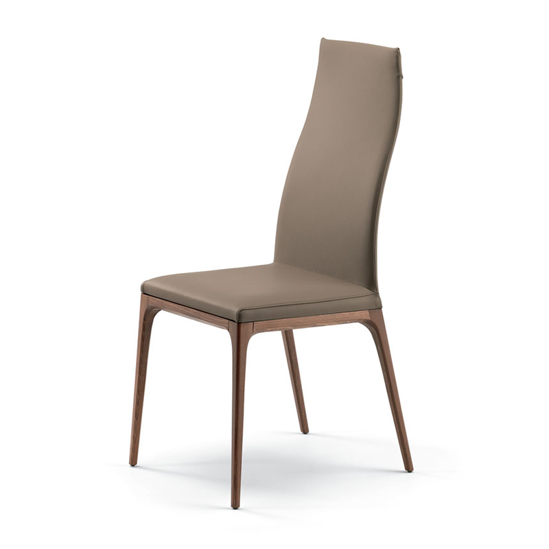 Домашняя мебель столовая стулья современная кожа высокая задняя часть столовой роскошные итальянские