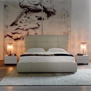 Мебель для спальни деревянная кровати столец современный сплошной древесина.