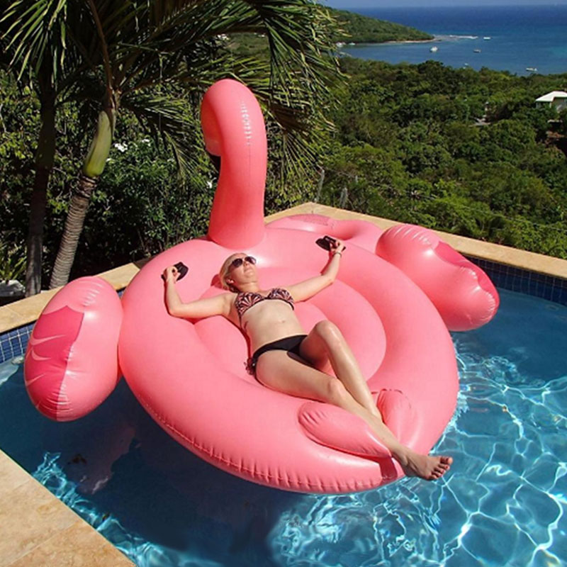 Фабрика Прямая распродажа Flamingo, надувная ПВХ -плавательная езда, игра с водными игрушками