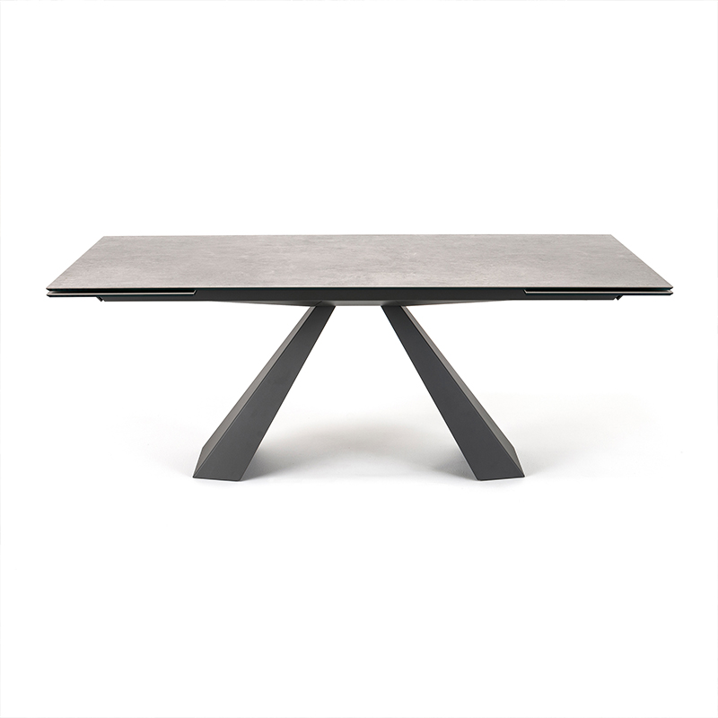 Итальянский минималистский каменная столовая столовая прямоугольное обеденное стол.