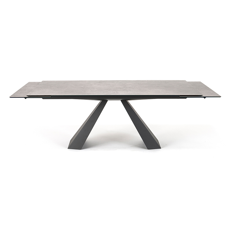 Итальянский минималистский каменная столовая столовая прямоугольное обеденное стол.