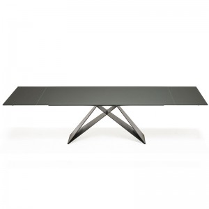 Итальянский современный дизайн 8 человек керамический спеченный каменный прямоугольный обеденный стол.