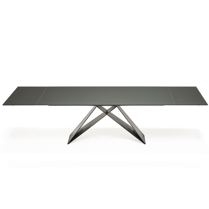 Итальянский современный дизайн 8 человек керамический спеченный каменный прямоугольный обеденный стол.