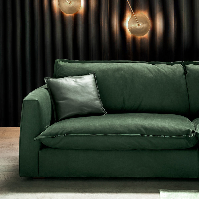 Итальянский дизайн Baxter Современный роскошный кожаный диван для гостиной для гостиной