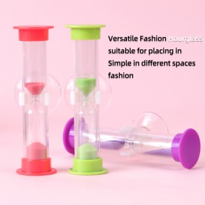 Заводская горячая распродажа красочная мини -135 мин пластиковый песчаный таймер часовые часы