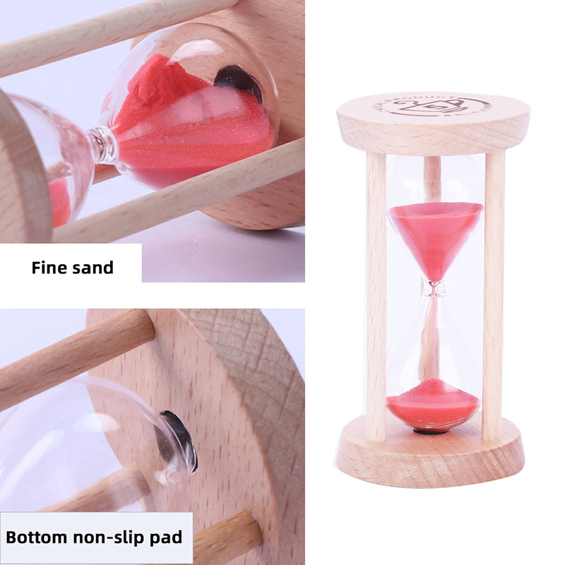 Высококачественный 3 -минутный деревянный песчаный песчаный песчаный часы таймер декор часы уникальная подарочная кухня