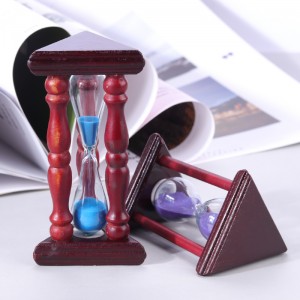 Обычай 15 минут домашнего декора песчаного таймера мебель деревян