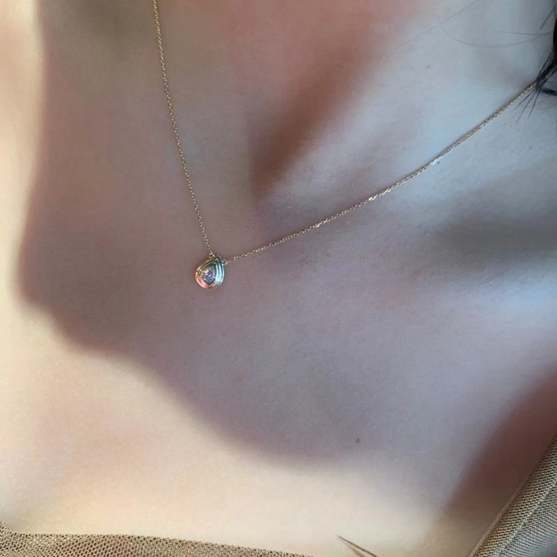 Tuochen Jewelry Waterdrop, подвеска принцессы, 18k/14k/10k желтое золото с бриллиантовыми украшениями