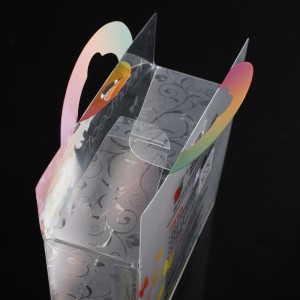 Пластическая подарочная коробка ПВХ, индивидуальная прозрачная подарочная коробка по требованию, подходит для подарка, Пасха, С...