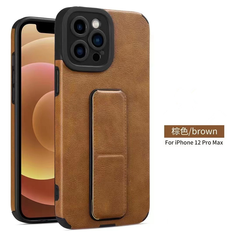 Подходит для Apple iPhone12Pro Max Case, держателя типа мобильный телефон кожаный чехол iPhone13pro Кожаный защитный чехол