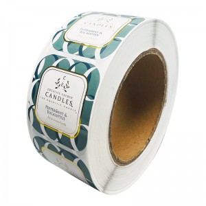 Цветовое бронзирование прозрачного самоклеивания настраиваемого горячего серебряного серебра L0G0 наклеивание наклейку с бумаж...