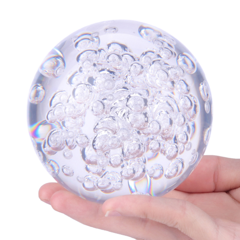 Современный Usiness Souvenir Creative Gift Fengshui Paperweight Amber Mountain Bool Ball Ball Crystal Bubble Ball For Fountain