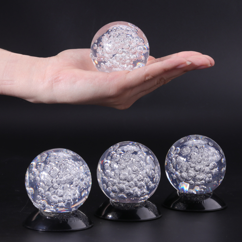 Современный Usiness Souvenir Creative Gift Fengshui Paperweight Amber Mountain Bool Ball Ball Crystal Bubble Ball For Fountain