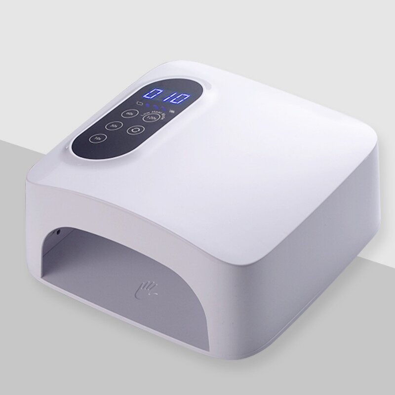 M&R 601PRO 72W Беспроводная светодиодная лампа, перезаряжаемая светодиодная сушилка для ногтей, 15600 мАч беспроводной быстрого лака для ногтей, профессиональные гелевые ногтя