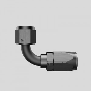 90 градусов алюминиевого поворота. Конец шланга для плетенной топливной линии