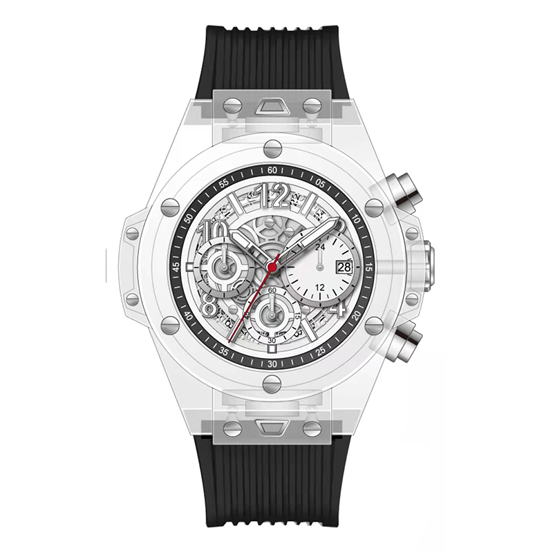 Daniel Gormanrm2209 Автоматический акриловый прозрачный дизайн мужчина Quartz Watch Watch Watch Insult Men \\ Watch Business Watch Watch Watch