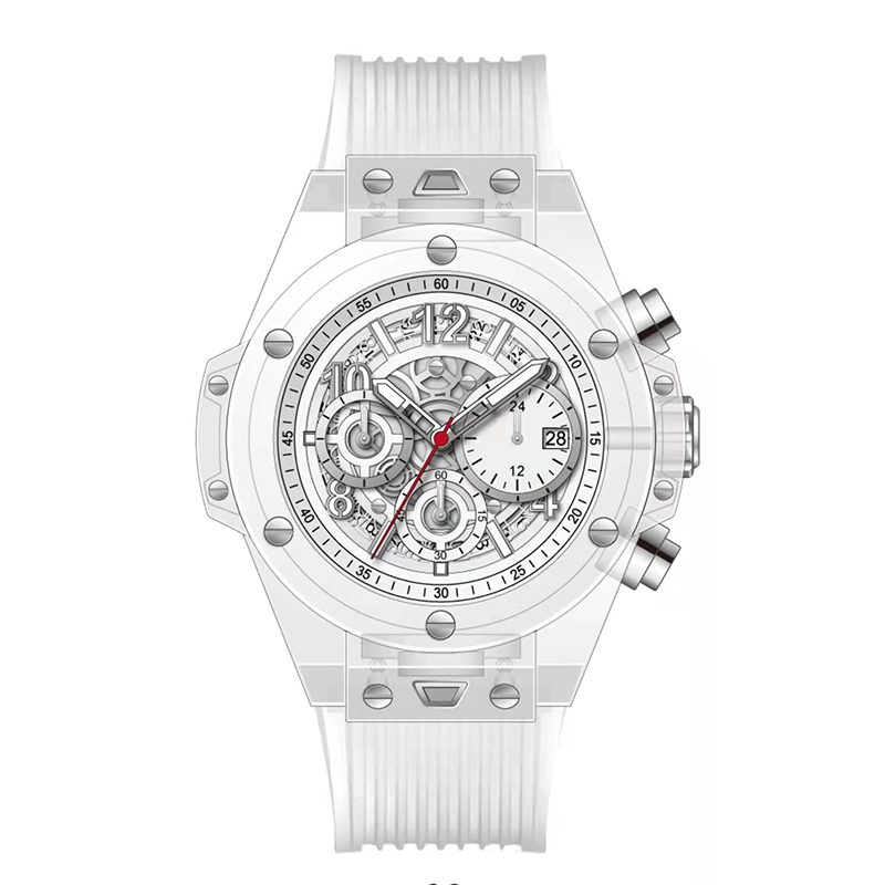 Daniel Gormanrm2209 Автоматический акриловый прозрачный дизайн мужчина Quartz Watch Watch Watch Insult Men \\ Watch Business Watch Watch Watch