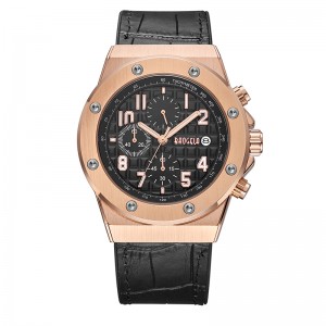 Baogela Men Chronograph Quartz Watches 2022 Новые водонепроницаемые спортивные повседневные запястья часы кожа