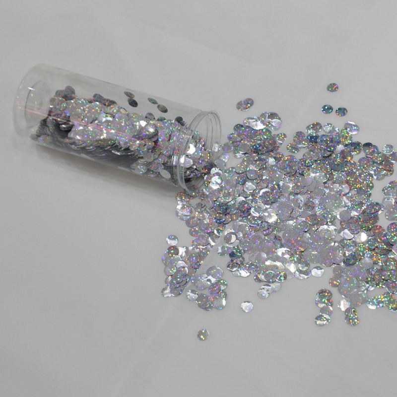 Silver Push Pop Confetti Poppers