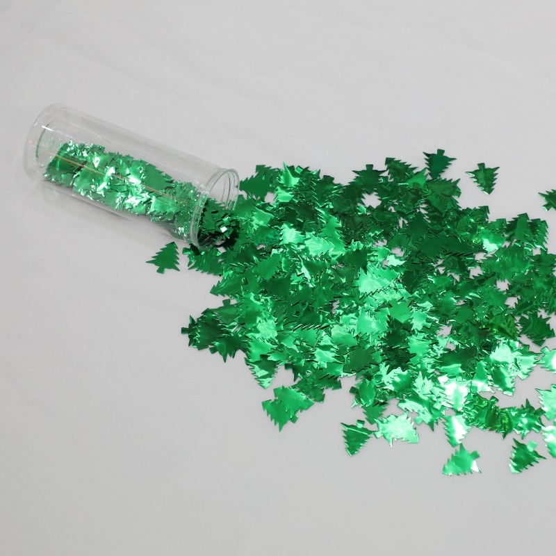 Green Push Pop Confetti Poppers