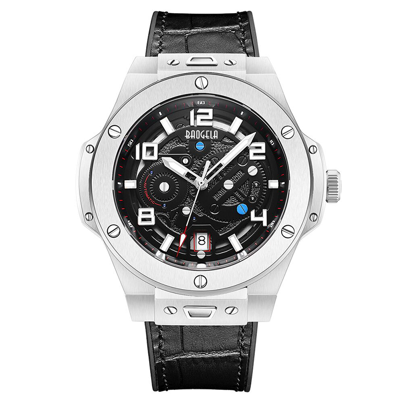 Baogela Men \\ Watch Mechanical Watch Automatic Hollow Fashion Men