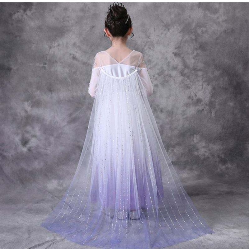 Cos110 Girls Flying Princess Cosplay Elsa платье на хэллоуин