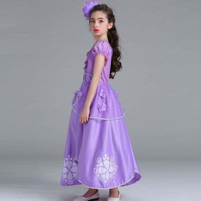 Baige Sophia Rapunzel платье Lilac Girl Girl Princess Press Prescom