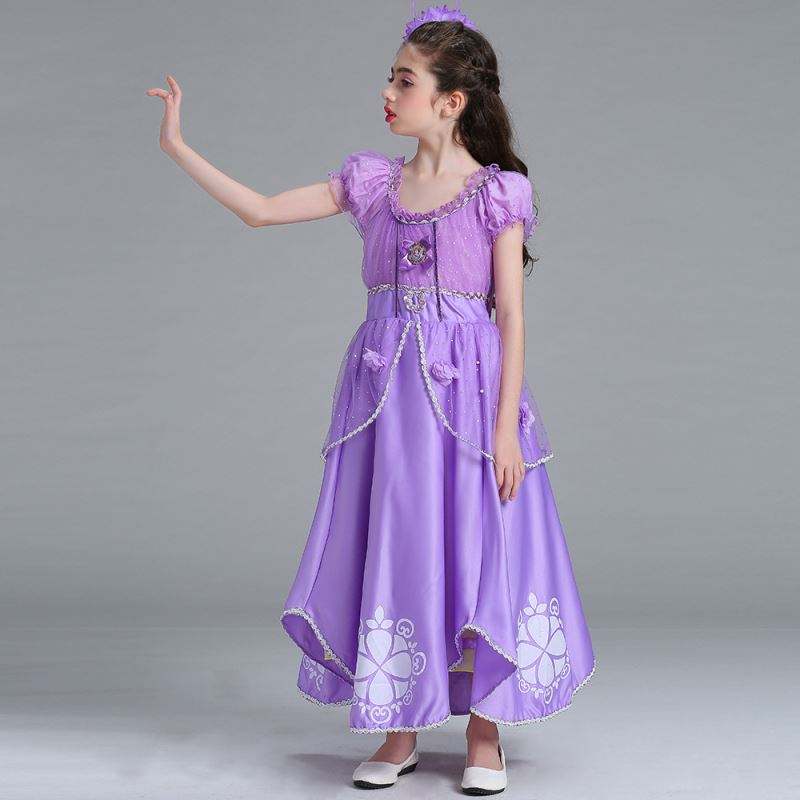 Baige Sophia Rapunzel платье Lilac Girl Girl Princess Press Prescom