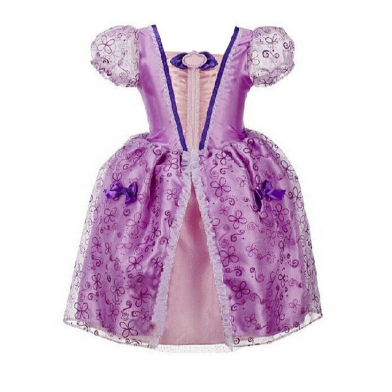 Дети Белоснежное платье Belle Sofia Summer Fancy Princess Costum