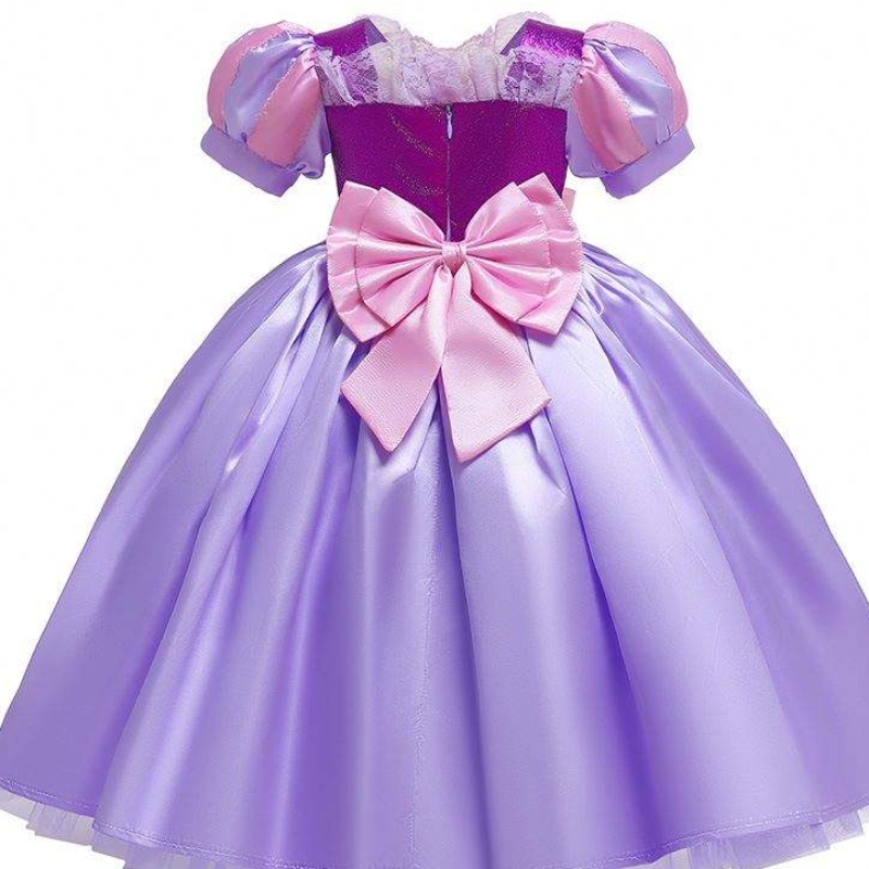 Baige Halloween Costume Дети по случаю дня рождения дети, детские детские платья для девочек Rapunzel Princess Dress