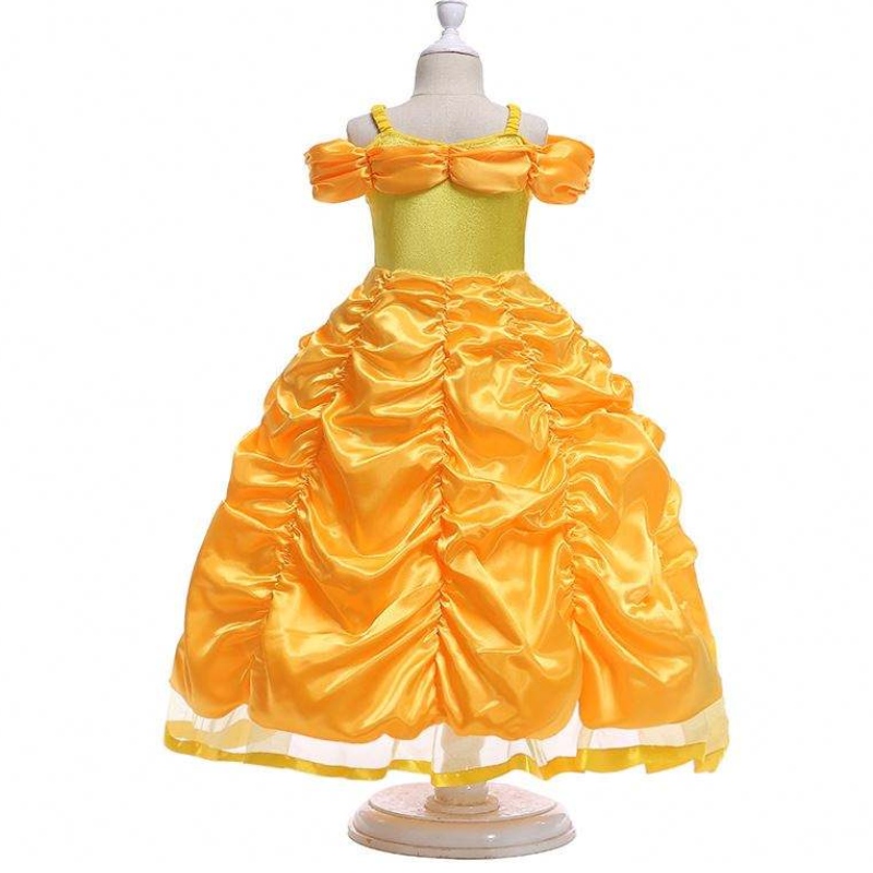Хэллоуин Рождественский косплей вечеринка Belle Costume Одеться одежды на день рождения Хэллоуин HCBL-008