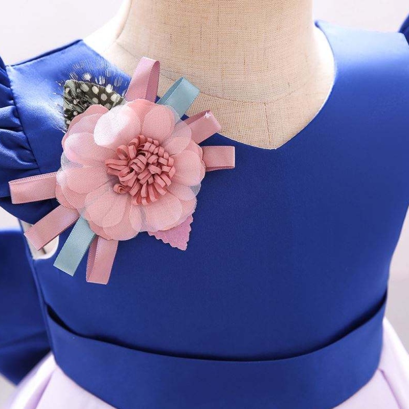 Baige New Fashion Print Girls Frocks Design Frock Frock Flow