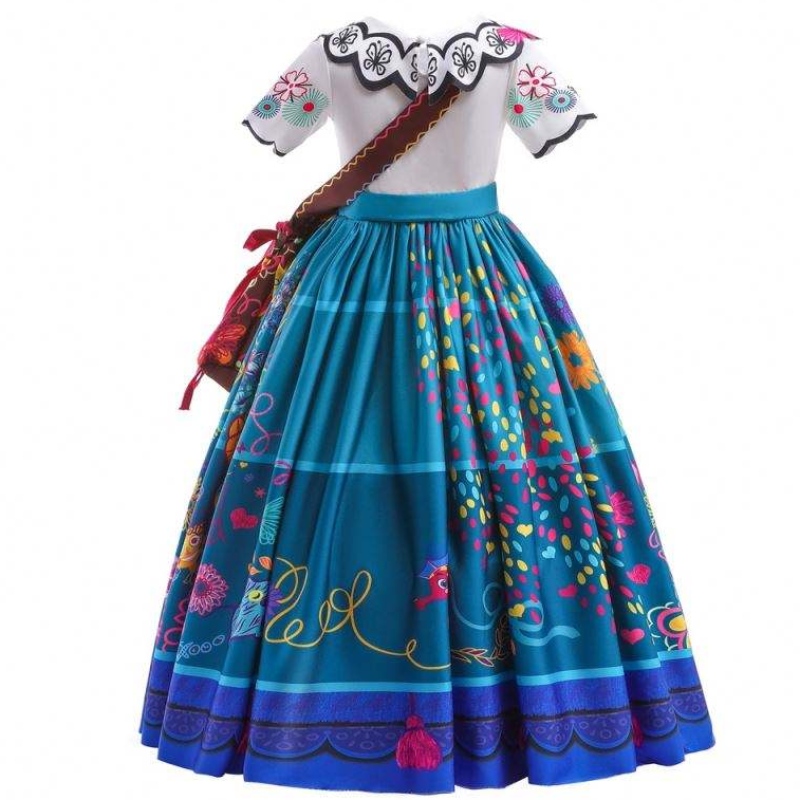 2022 Hot Sale Girls Encanto Movie Fostue Up Mirabel Costum