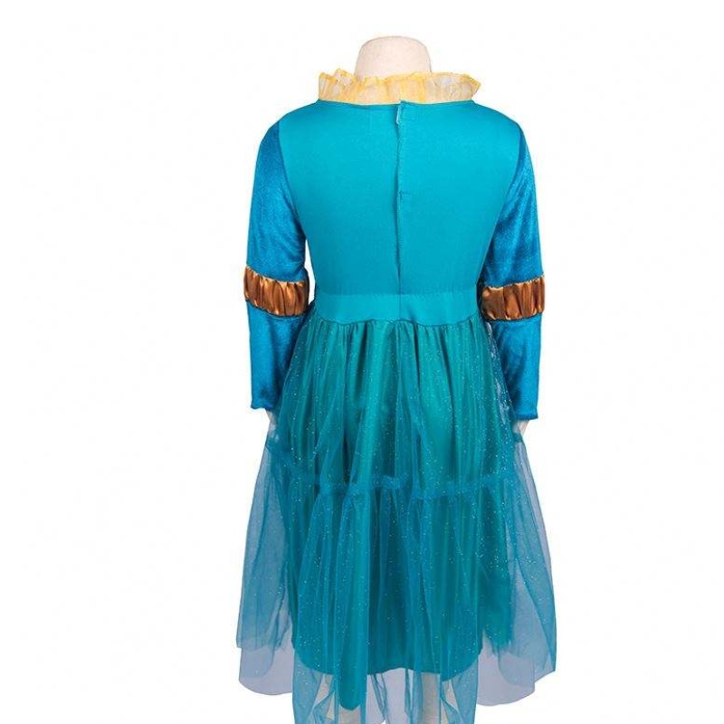 Girl Cosplay Princess Dress Little Adventures средневековая принцесса наряжать костюм костюм мериды для девочек