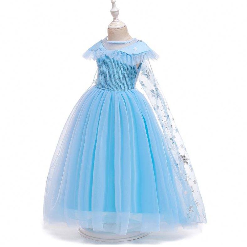 Новый продукт Принцесса костюм дети маскарад Эльза Анна Модная Девочка для вечеринки платье для вечеринки девушки девушки