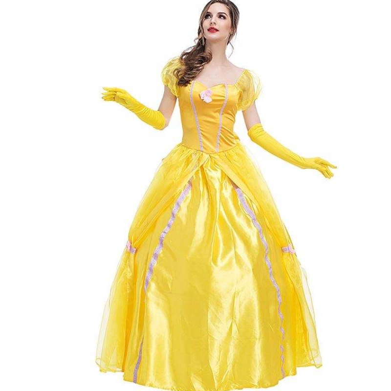 Косплей Belle Princess Dress Dress For Beauty and The Beast Women Party Costumes