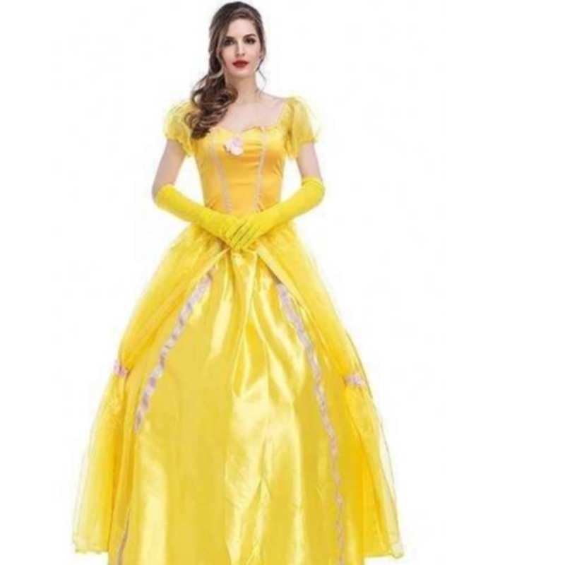 Косплей Belle Princess Dress Dress For Beauty and The Beast Women Party Costumes