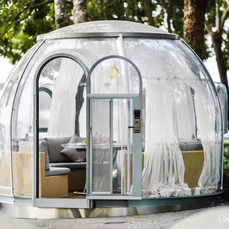 3,3 метра Экономическая прозрачная купольная палатка геодезическая на открытом воздухе палатка для купола для курортного отеля, кемпинга, активного отдыха на свежем воздухе