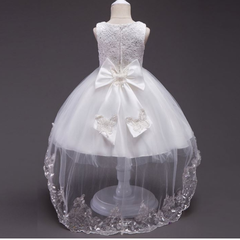Baige Hot Sale Новое кружево Sequined Lovely Little Girl Платье цветочные детские девочки для вечеринки одежда в платьях
