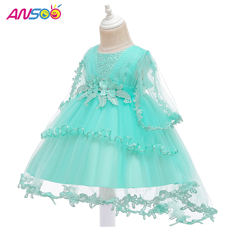 Ansoo Princess Flower Girl Dress Summer Tub