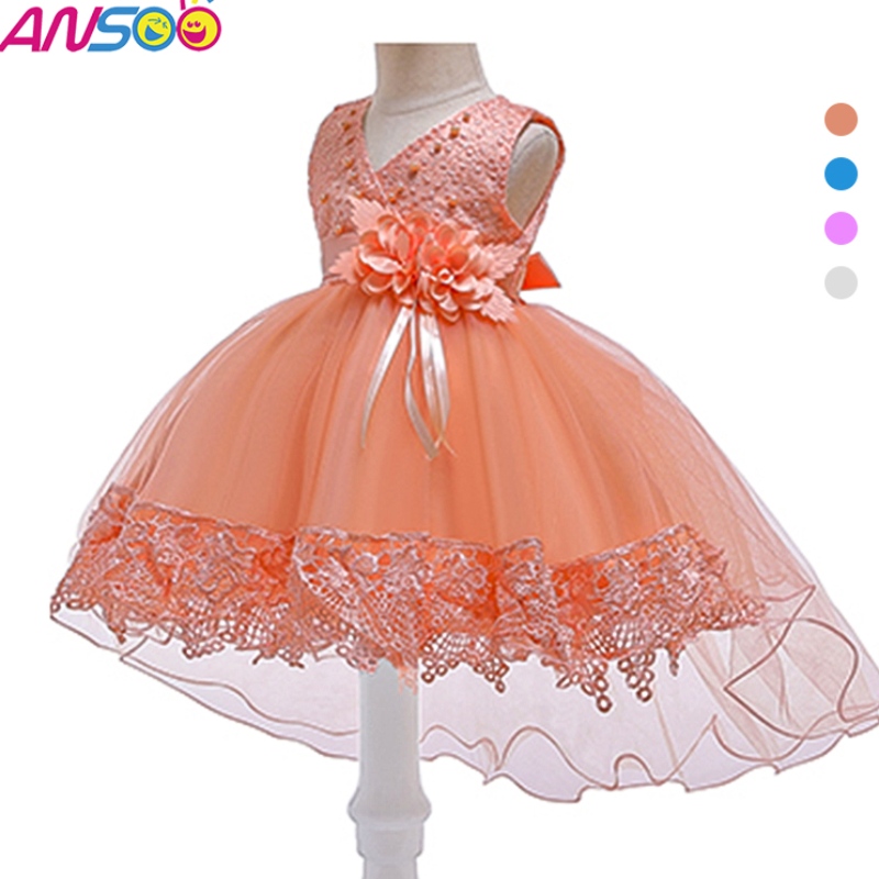 Ansoo Pretty Peach Children \\ Girld Birthday Princess Princess Flow