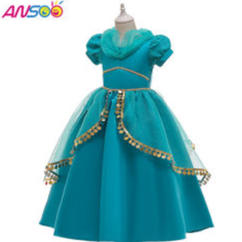 Ansoo Fancy Kids одевайте новое прибытие кружевное исполнение девочек