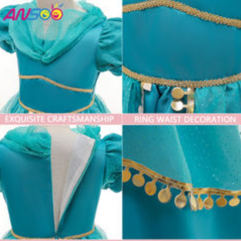 Ansoo Fancy Kids одевайте новое прибытие кружевное исполнение девочек