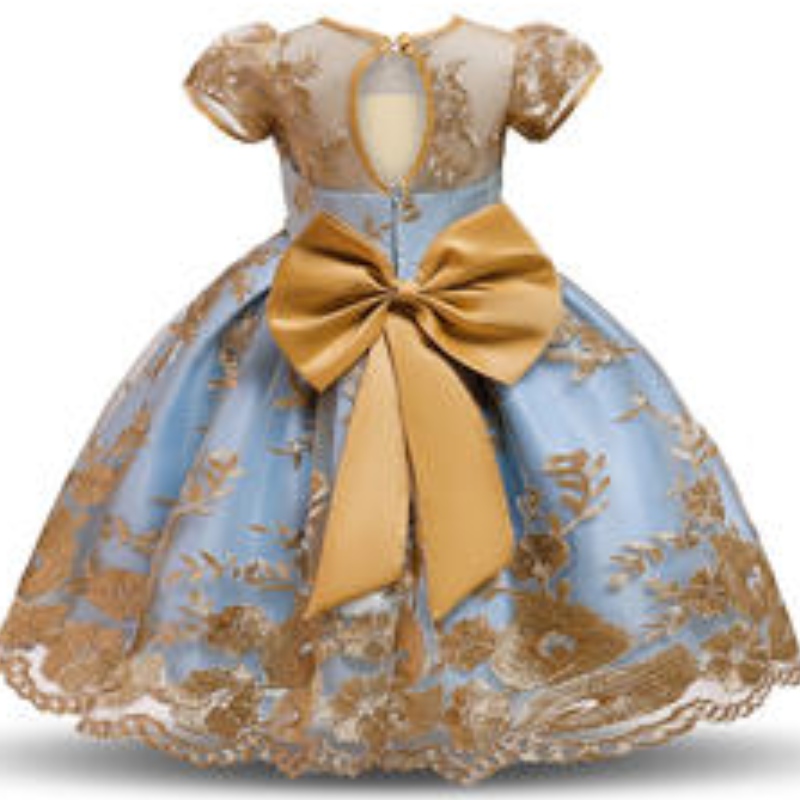 Платье Summer Princess Little Flower Girl Party Платье свадебное платье в западном стиле