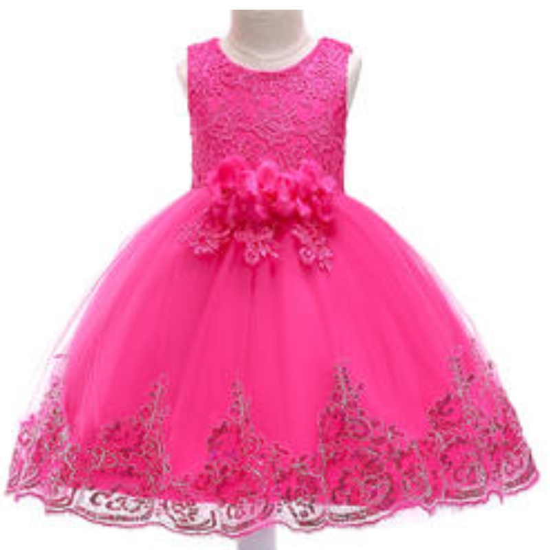 Baby Girl Flower Sequin Сетка