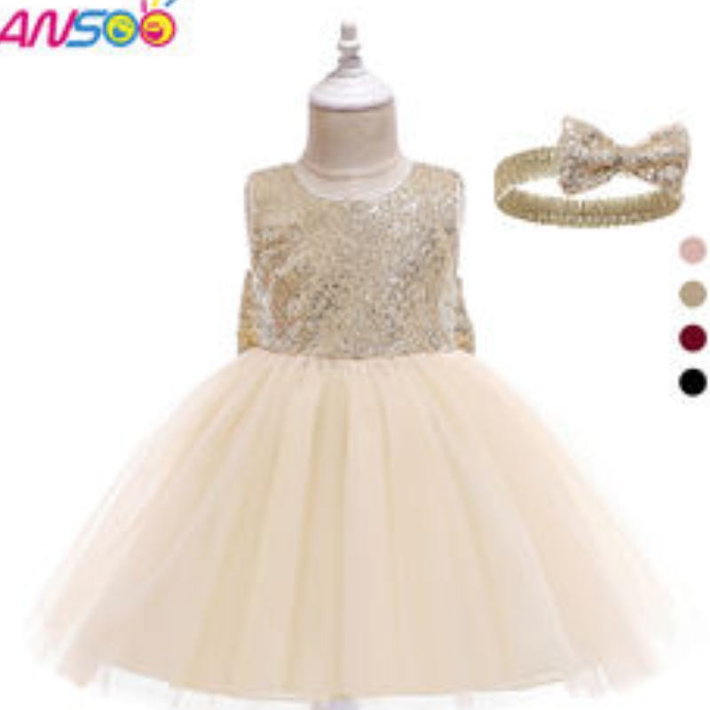 Ansoo Drop Shipping Mabd Girls Dress Maddler Kids Party Tub