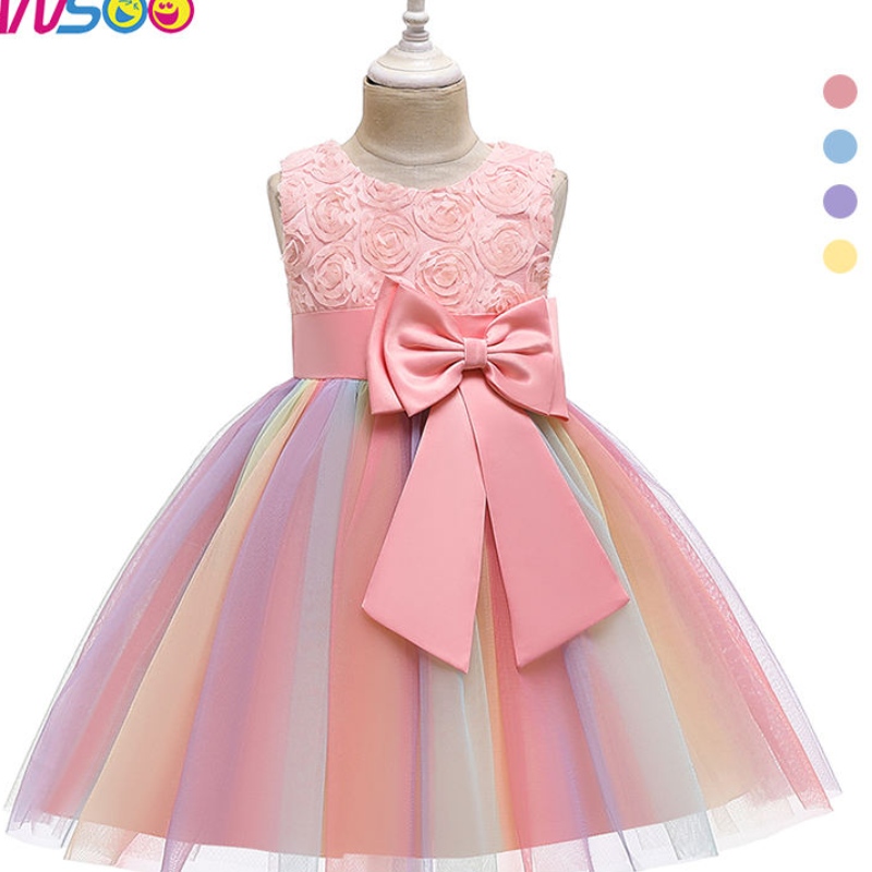 Платье Ansoo для девочек детские мультфильм vestidos детские платья для малышей