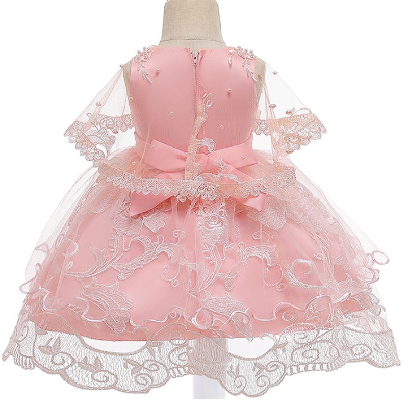 Ansoo Child Randeveless Pink Party Kids Girl Платье хлопка элегантное платье принцессы для девочки 2-10 лет свадебные платья для девушки
